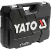 Conjunto de chaves de caixa YATO YT-38791 — 108 peças, encaixe 1/2 inch, inclui catraca, mala preta