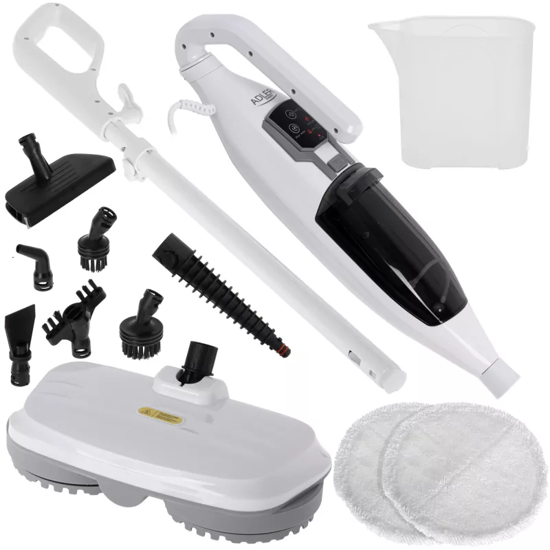 Adler AD 7052 mopa a vapor rotativa branco