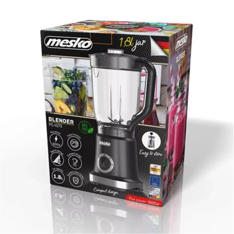 Liquidificadora Mesko MS 4079b 1,8 L 1000 W preto