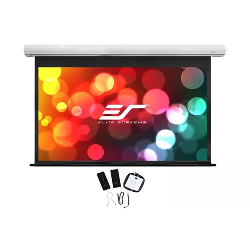 Tela de projeção motorizada Elite Screens Saker SK120XHW-E10