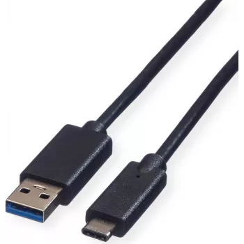 Cabo USB Secomp 11.44.9010 0,5 m USB 3.2 Gen 1 (3.1 Gen 1) USB A USB C preto (11.44.9010)