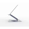 Suporte elevatório para portátil GEMBIRD NBS-DR1-01 – base rotativa, altura ajustável, cinzento espacial