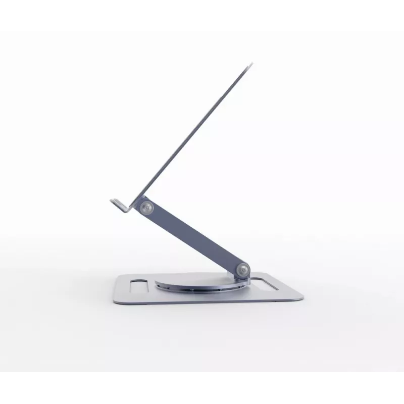 Suporte elevatório para portátil GEMBIRD NBS-DR1-01 – base rotativa, altura ajustável, cinzento espacial