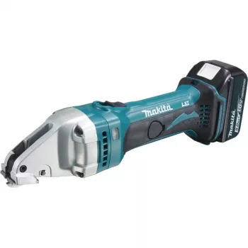 Tesoura de chapa a bateria DJS161RTJ, 18 Volt (azul/preto, 2x bateria de iões de lítio 5,0 Ah, em MAKPAC tamanho 2)