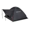 Tenda piramidal High Peak Beaver 3 3 pessoas estrutura rígida impermeável 150 cm