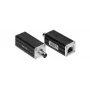 Kit de transmissão Ethernet/Coaxial EOC-110KIT 200m (2 peças)