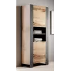 Estante WOOD 65x40x170,5 carvalho Wotan + antracite