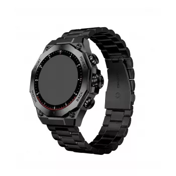 Smartwatch Kodak SW-7215 preto — ecrã tátil, monitorização de fitness, Bluetooth, compatível com iOS/Android