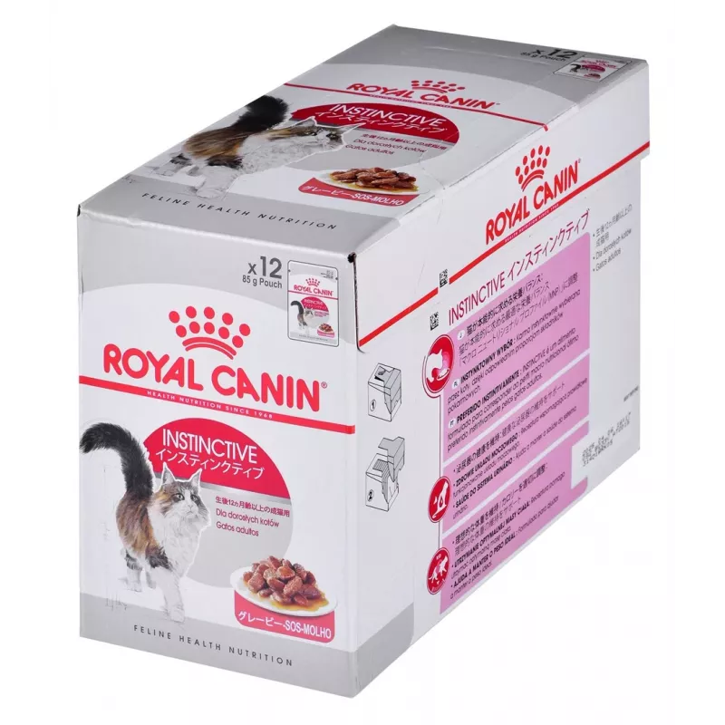 Royal Canin FHN Instinctive comida húmida em paté para gatos adultos, 12 x 85 g