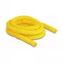 DeLOCK Woven Sleeve autoencerrante resistente ao calor 2 m x 16 mm amarelo