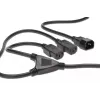 Digitus ASSMANN - Distribuidor de energia (250 V CA) - IEC 320 EN 60320 C14 - IEC 320 EN 60320 C13 - 1.7 m - moldado - Preto (AK-440400-017-S)