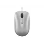 Rato ótico ambidestro com fios Lenovo 540 USB Type-C, 3 modos DPI, cinzento, 4 botões, cabo de 1,8 m