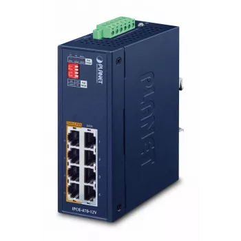 Switch Ethernet Gigabit industrial de 4 portas PLANET IP30