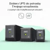 Unidade de alimentação ininterrupta Green Cell UPSLP1400 2 kVA 1400 W 4 saídas AC, 2×12 V 9 Ah baterias