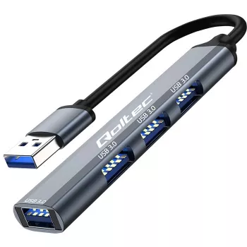 Adaptador HUB USB 3.0 4em1, 4x USB 3.0
