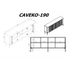 Cómoda VERA 190x40x80 branco mate