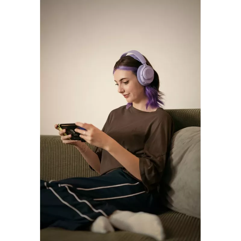 Steelseries Arctis Nova 3P Wireless auscultadores com microfone sem fios para PlayStation, Levander