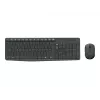 Conjunto de teclado e rato sem fios Logitech MK235 Tamanho completo Cinzento