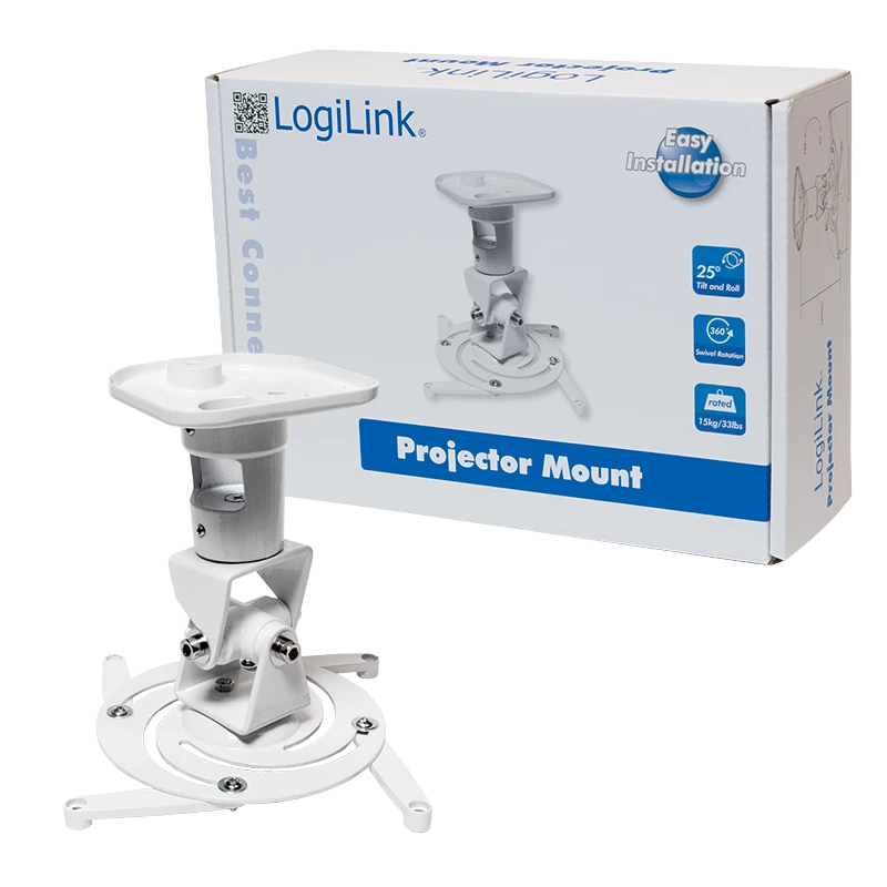 Suporte de teto LogiLink BP0003 peso máximo 15 kg branco