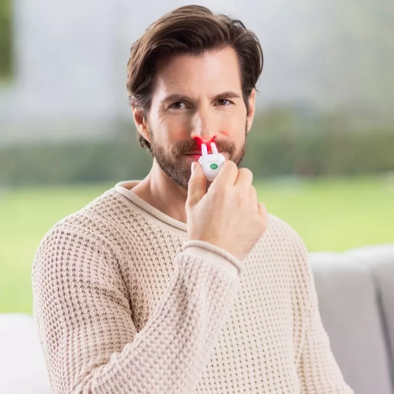 Medisana Medinose Compact Aparelho de fototerapia nasal para rinite alérgica
