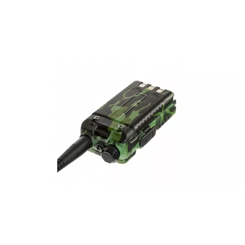 Rádio bidirecional portátil Baofeng UV-5R 5W HT camuflado — FM dual-band, 5 W, bateria de 1800 mAh