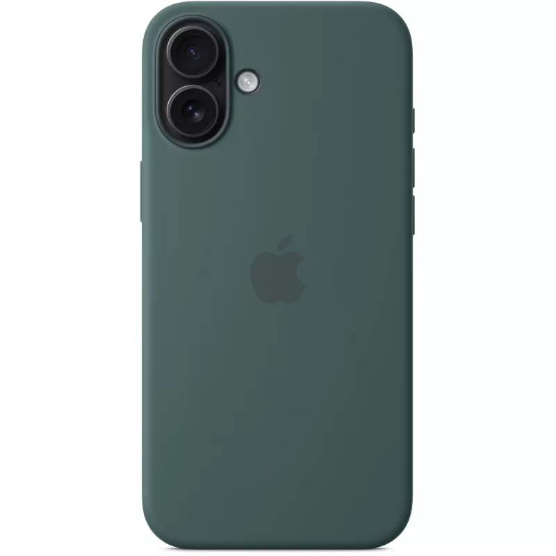Apple iPhone 16 Plus Capa de silicone com MagSafe – Verde-mar