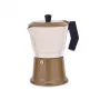 Cafeteira moka Maestro MR-1657-9-BEIGE em alumínio, máquina de café para placa de indução, capacidade para 9 chávenas