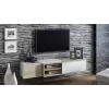Móvel de TV Cama SIGMA1 180 carvalho Sonoma/branco brilhante