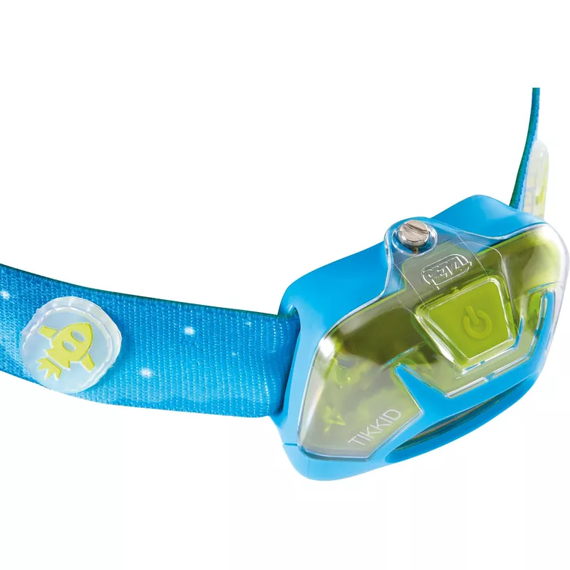Petzl TIKKID - lanterna frontal - azul - IPX4 - CE - CPSIA - 4 lm - 30 lm