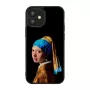 Capa de proteção iKins para Apple iPhone 12 mini – design: A Rapariga com o Brinco de Pérola