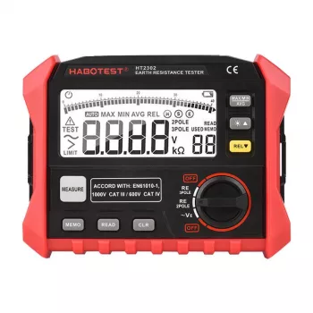 Testador digital de resistência de terra Habotest HT2302
