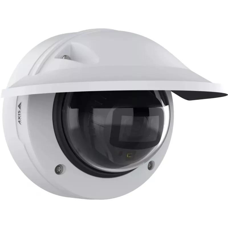 Câmara de vigilância IP Axis P3278-LVE — dome, 3840×2160, interior e exterior, montagem em teto/parede, CMOS 1/1,8 polegadas, 0,03 lx, 103° H