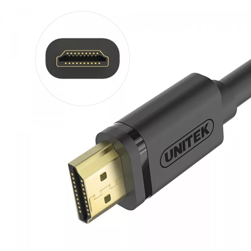 Cabo HDMI UNITEK Y-C137M 1,5 m HDMI tipo A (Standard) preto