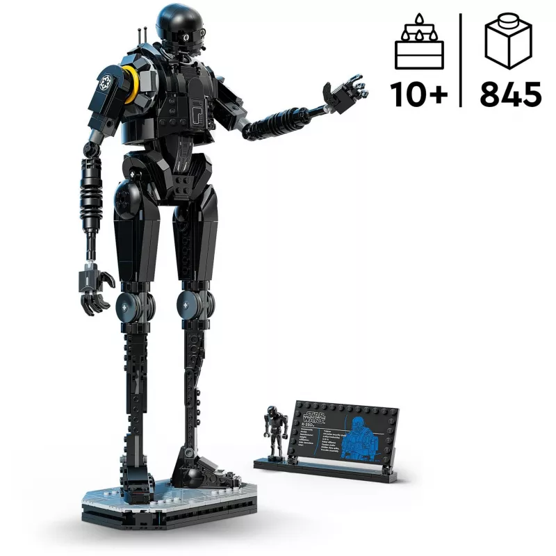Figura de construção LEGO Star Wars droide de segurança K-2SO 75434 — 845 peças, 410 mm de altura, idade 10+