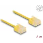 Cabo de rede DeLOCK RJ45 Cat.6 UTP 3 m amarelo