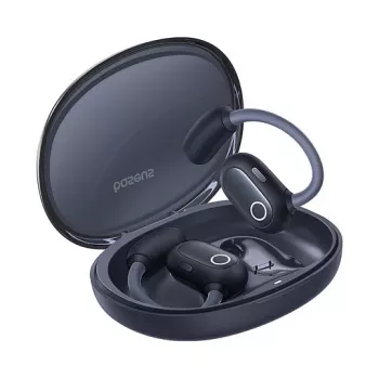 Baseus Eli Sport 1 Open-Ear TWS Cosmic preto cabo USB