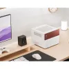 Caixa de computador Micro-Tower Jonsbo N4 BRANCA Mini-ITX com vidro temperado
