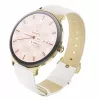 Smartwatch Garett Verona 2 dourado Mesh com Bluetooth e medidor de frequência cardíaca