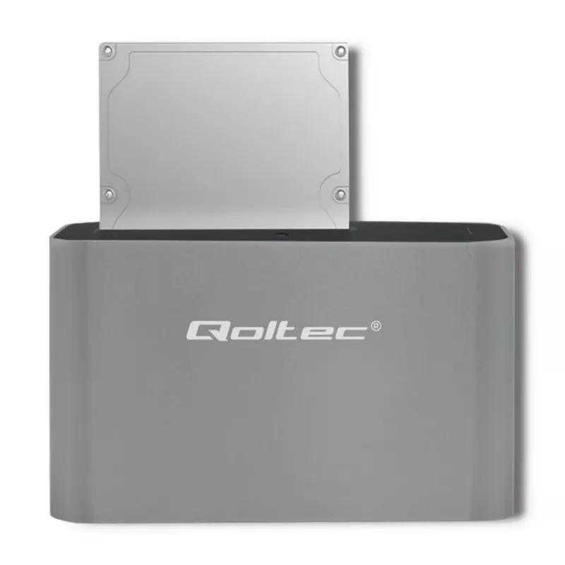 Estação de acoplamento Qoltec 5315 HDD/SSD | 2.5/3.5 SATA | USB 3.0