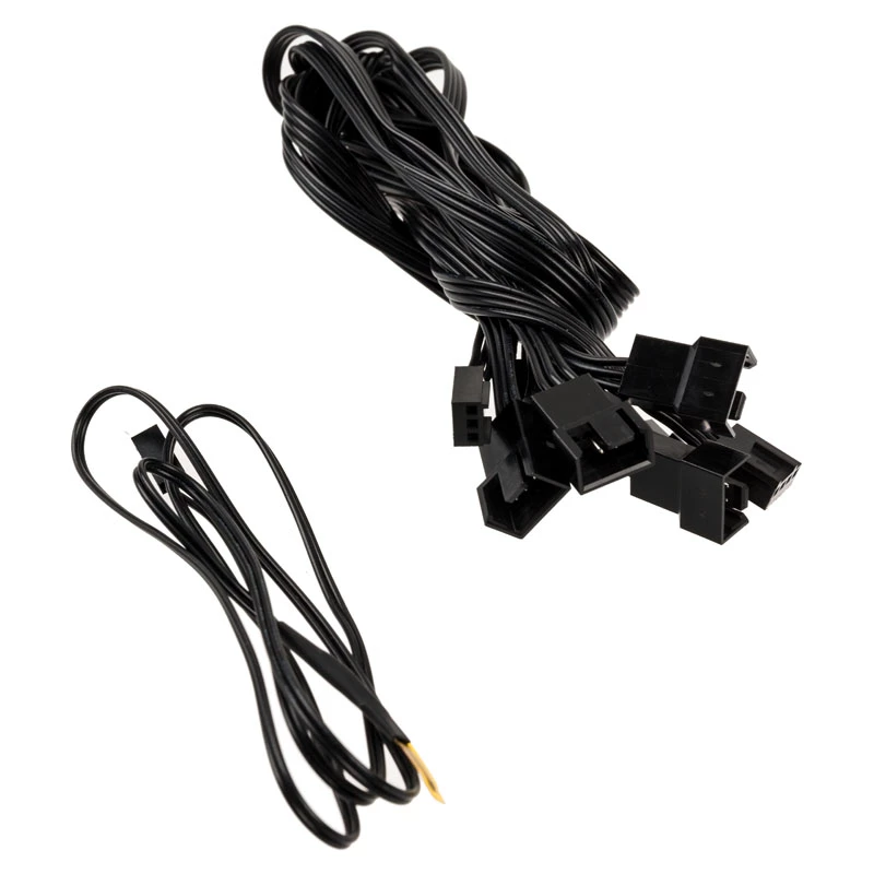 Controlador de ventoinhas Lamptron CP530 — controlador automático de ventoinhas com RGB, preto