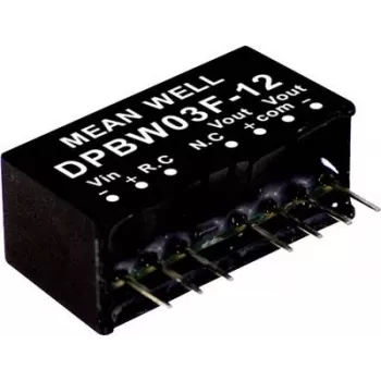 Fonte de alimentação MEAN WELL DPBW03F-05 3W 5V 0,3A RoHS