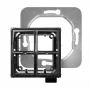 Conjunto de interruptor/botão Gira System 55 IP44 modelo 325400 para montagem encastrada, resistente às intempéries