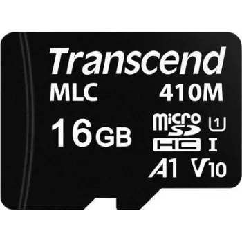 Transcend 410M cartão de memória 16 GB MicroSDHC MLC Classe 10 (TS16GUSD410M)