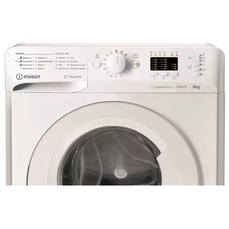 Máquina de lavar Indesit MTWSA 61294 W PL 1200 rpm 6 kg