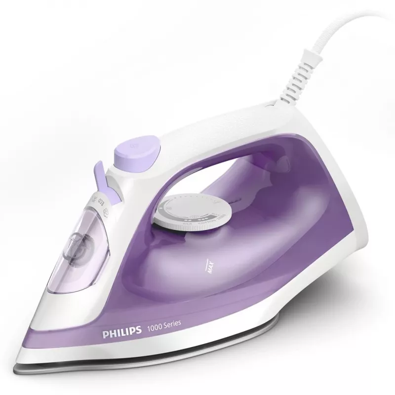 Philips Série 1000 DST1020/30 Ferro de engomar a vapor com base antiaderente 1800 W