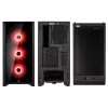 Caixa CORSAIR iCUE 4000X RGB Tempered Glass Mid-Tower preta