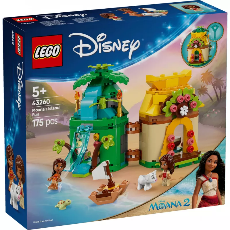 LEGO DISNEY 43260 Diversão na Ilha da Moana
