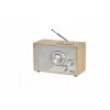 Rádio OR Nightingale USB/BT castanho-claro
