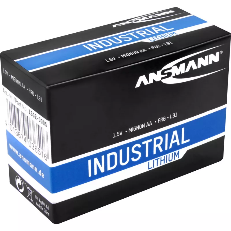 Pilha Ansmann 1502-0005 AA lítio