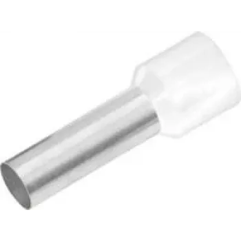 Cimco 187000 Terminal de fio 0,5 mm² parcialmente isolado branco 100 unidades (187000)